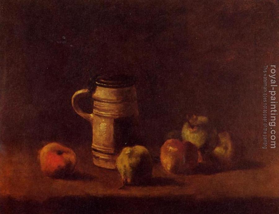 Vincent Van Gogh : Still Life with Beer Mug and Fruit